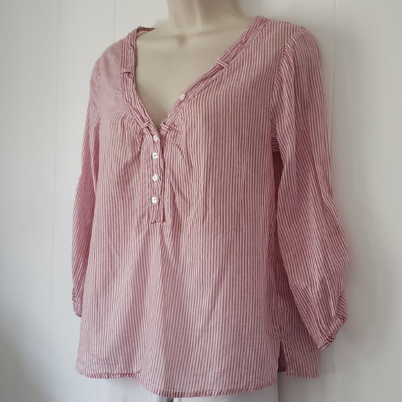 H&M Tops - H&M Cotton Stripe Top